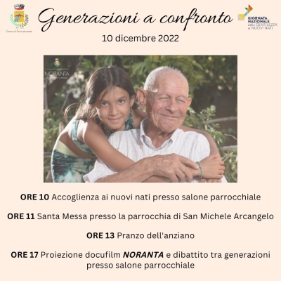 Generazioni a confronto - Sabato 10 dicembre 2022